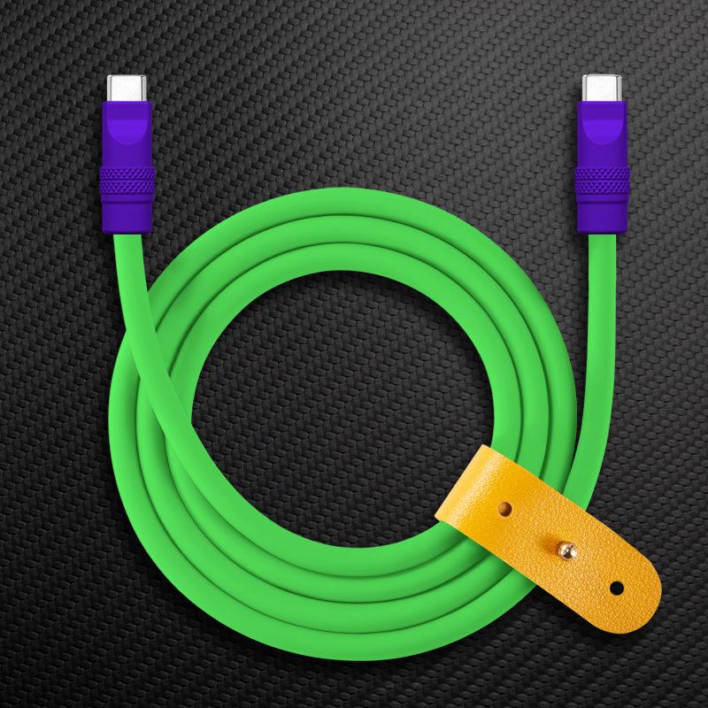 "ColorBlock Chubby" 240W Painted Fast Charging Cable - Image 35