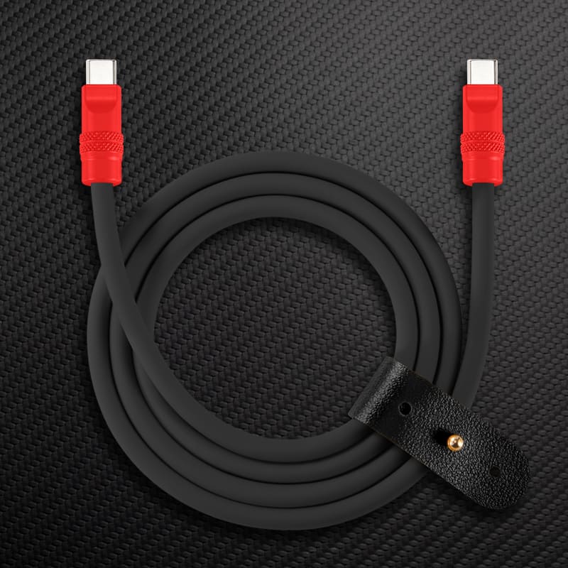 "Black Chubby" 240W Charging Cable With Color Connectors - Image 11