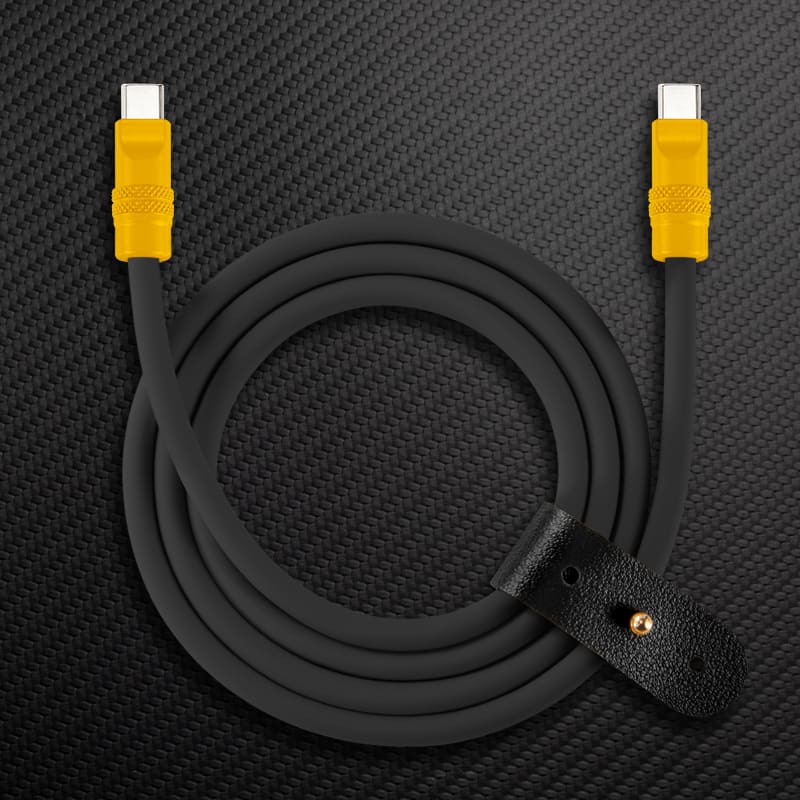 "Black Chubby" 240W Charging Cable With Color Connectors - Image 12