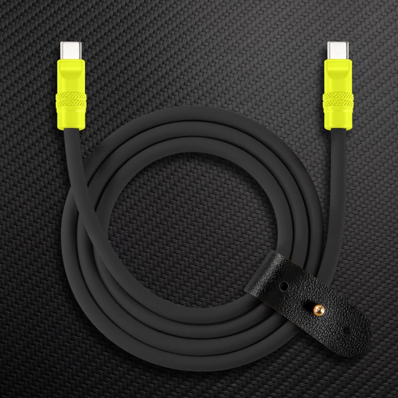 "Black Chubby" 240W Charging Cable With Color Connectors - Image 15