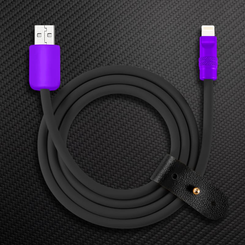 "Black Chubby" 240W Charging Cable With Color Connectors - Image 16