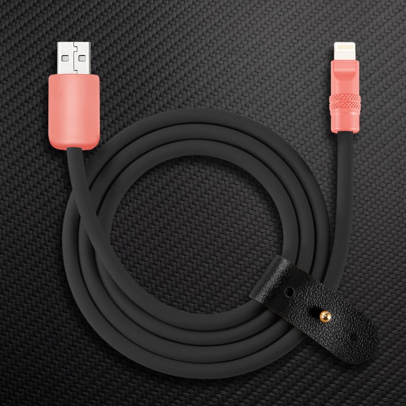 "Black Chubby" 240W Charging Cable With Color Connectors - Image 19