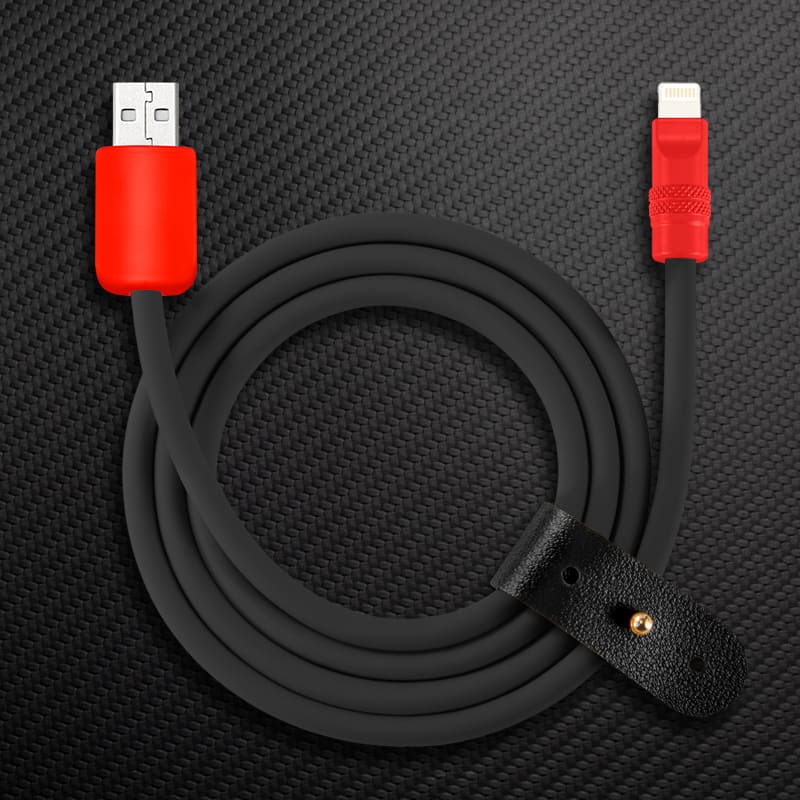 "Black Chubby" 240W Charging Cable With Color Connectors - Image 20