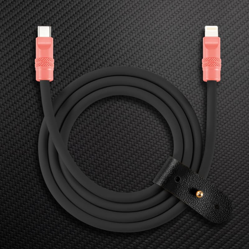 "Black Chubby" 240W Charging Cable With Color Connectors - Image 28