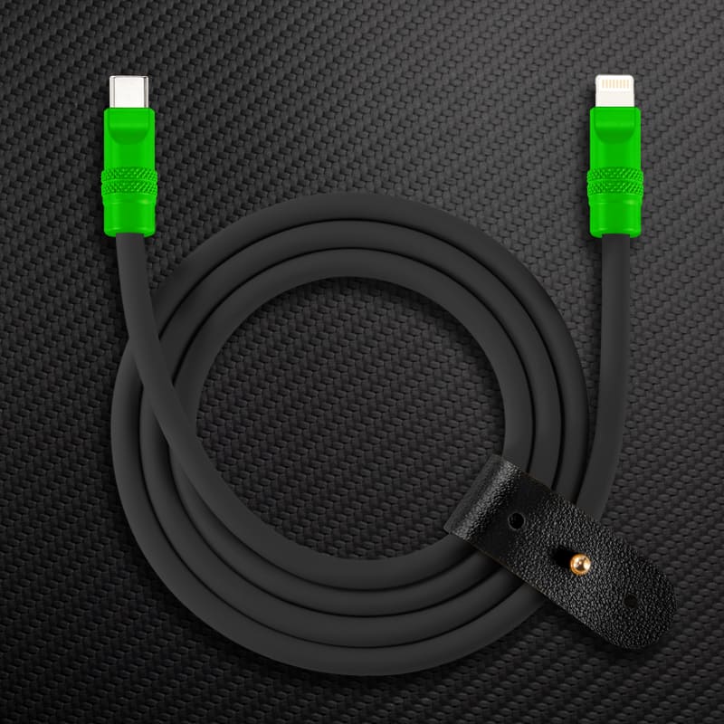 "Black Chubby" 240W Charging Cable With Color Connectors - Image 31