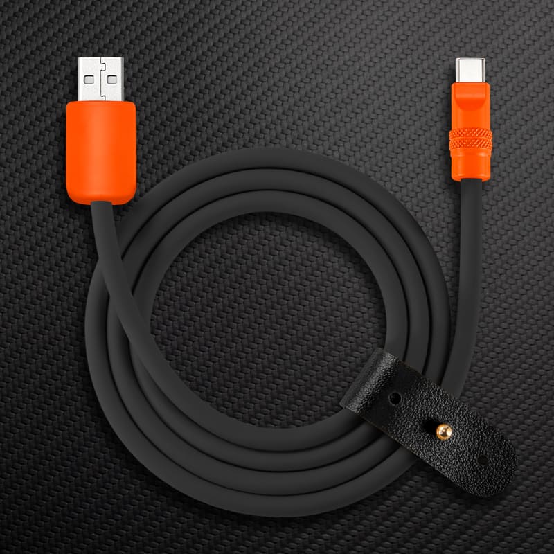 "Black Chubby" 240W Charging Cable With Color Connectors - Image 36