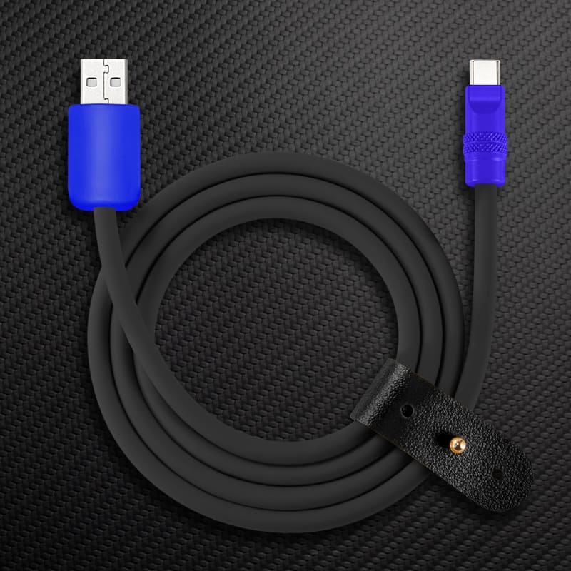 "Black Chubby" 240W Charging Cable With Color Connectors - Image 41