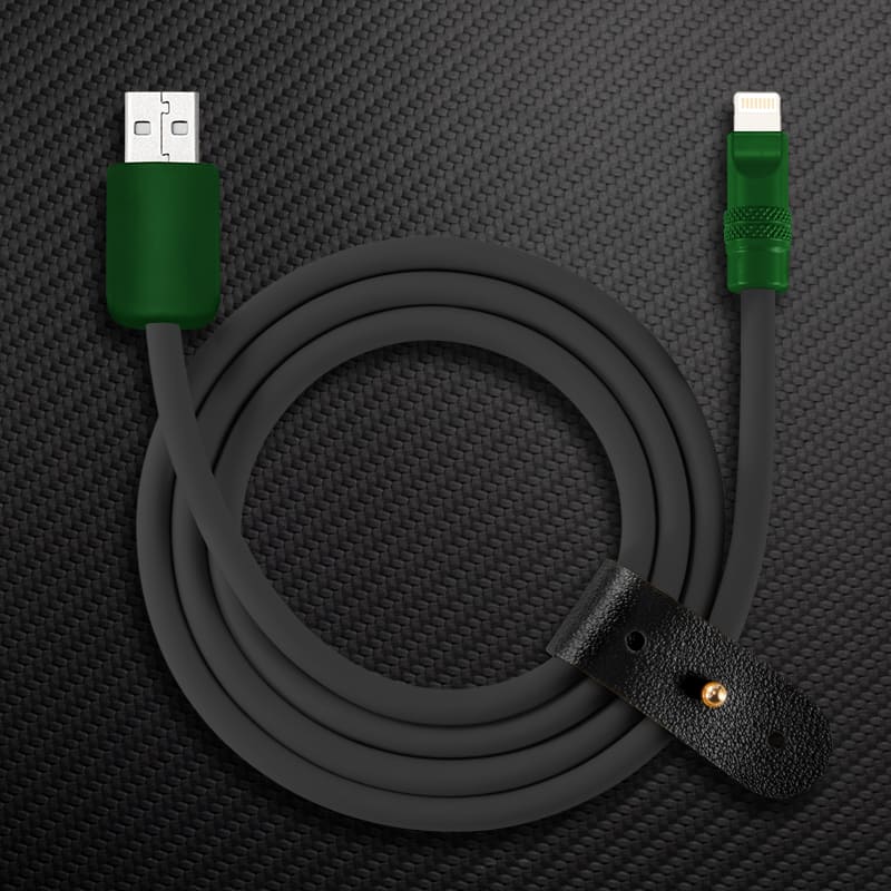 "Black Chubby" 240W Charging Cable With Color Connectors - Image 55