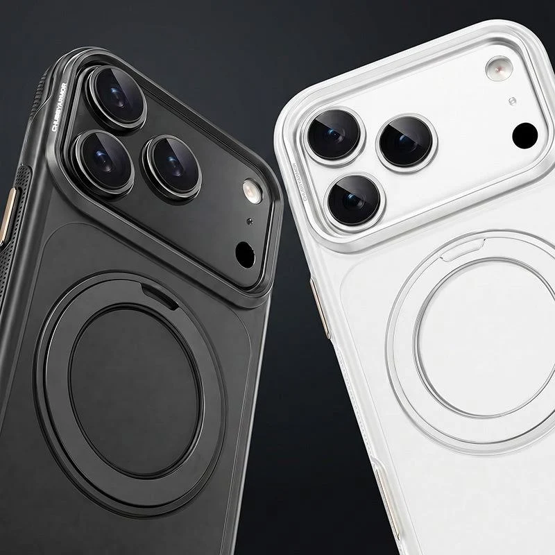 ChubbyArmor GripStand – Magnetic Shockproof Case with Built-in Rotating Stand For iPhone - Image 4