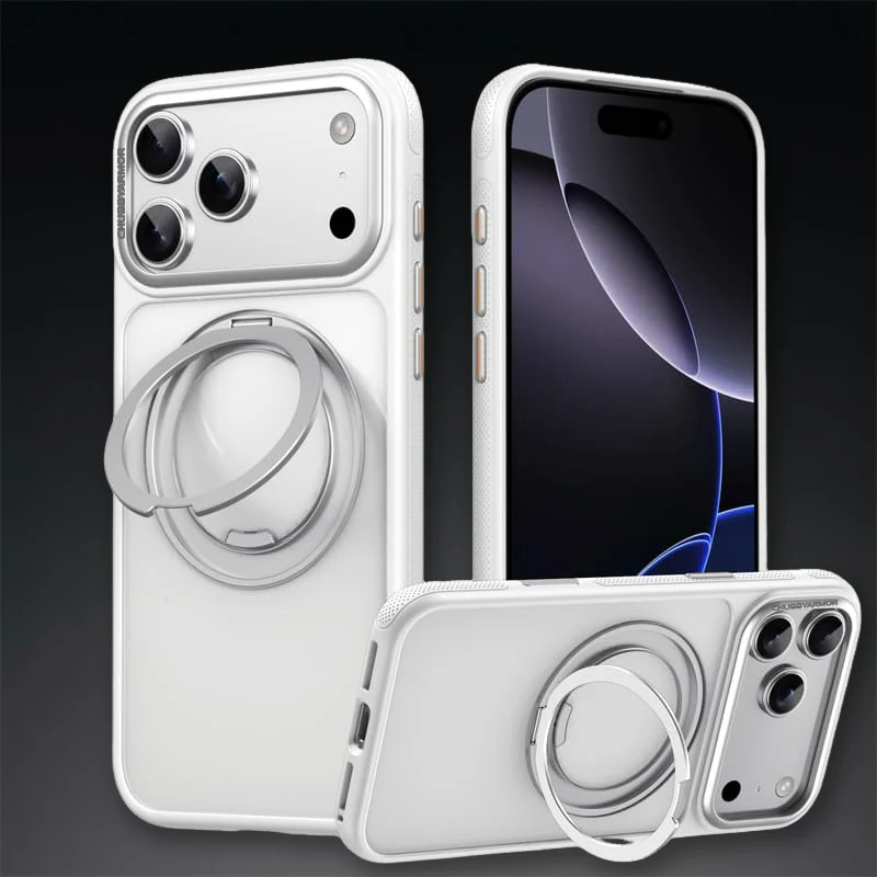 ChubbyArmor GripStand – Magnetic Shockproof Case with Built-in Rotating Stand For iPhone - Image 7
