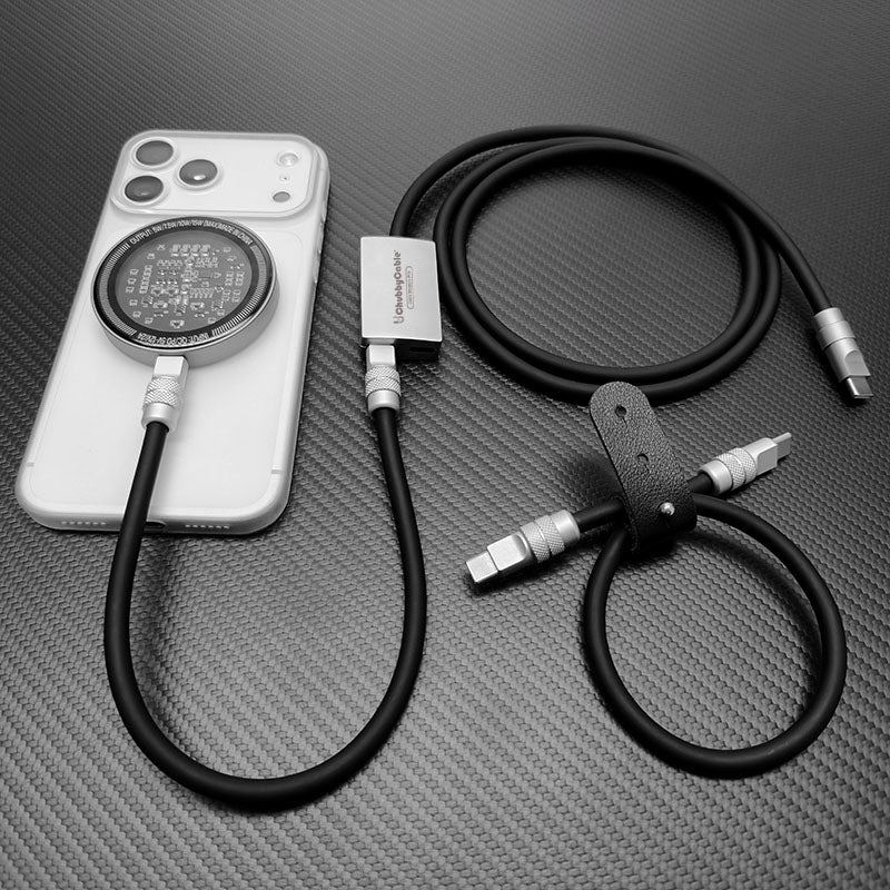 4-in-1 Magnetic Charger & 3 Cables Go Charging Combo - Image 3