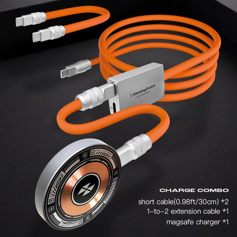 4-in-1 Magnetic Charger & 3 Cables Go Charging Combo - Image 6
