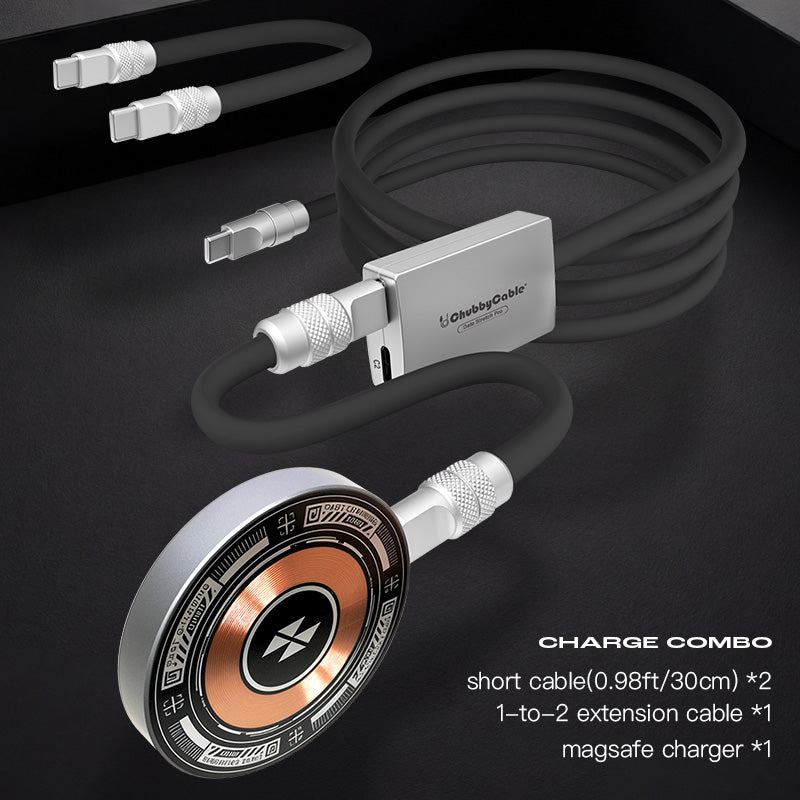4-in-1 Magnetic Charger & 3 Cables Go Charging Combo - Image 7