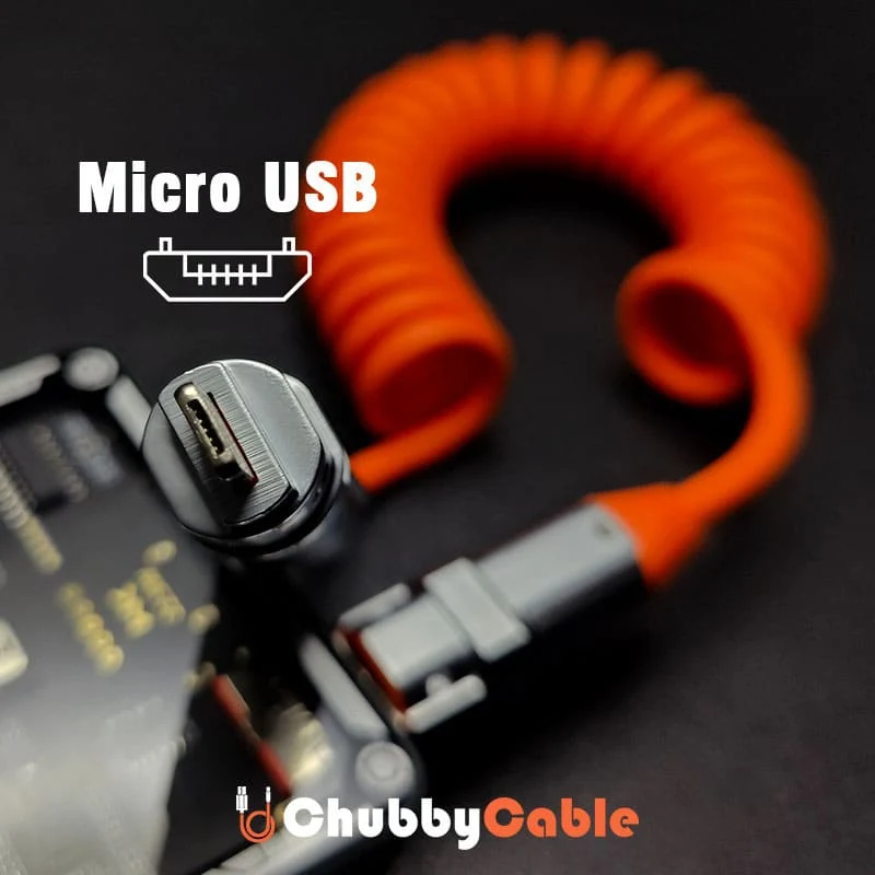 "Curly Chubby" 6-in-1 240W Fast Charging Spring Cable - Image 7