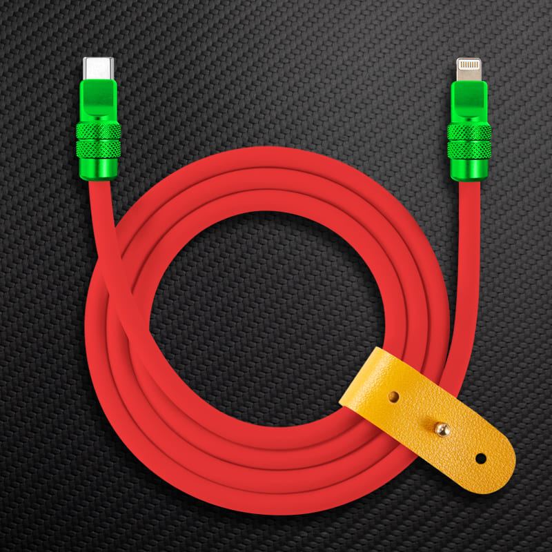 "Anodized" 240W Reflective Shine Charge Cable (C+Lightning) - Image 22