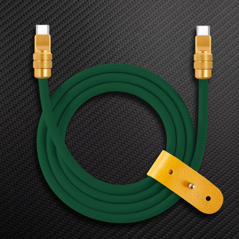 "Anodized" 240W Reflective Shine Charge Cable (C+Lightning) - Image 33