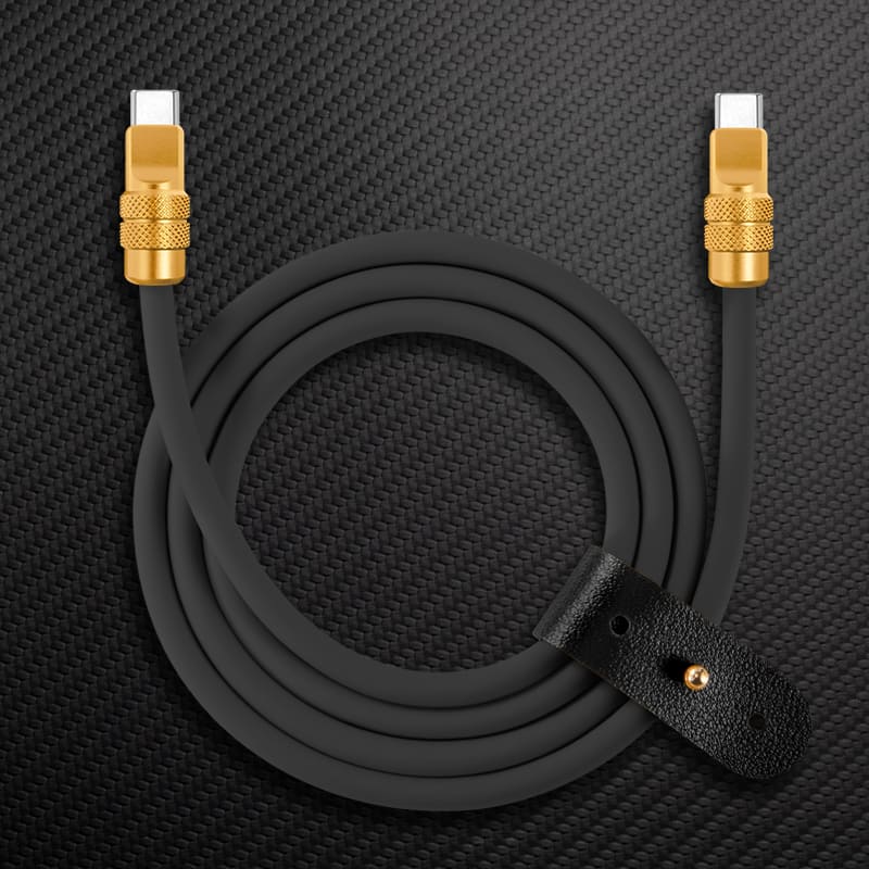 "Anodized Pro" 240W Reflective Shine Charge Cable (C+Lightning) - Image 12