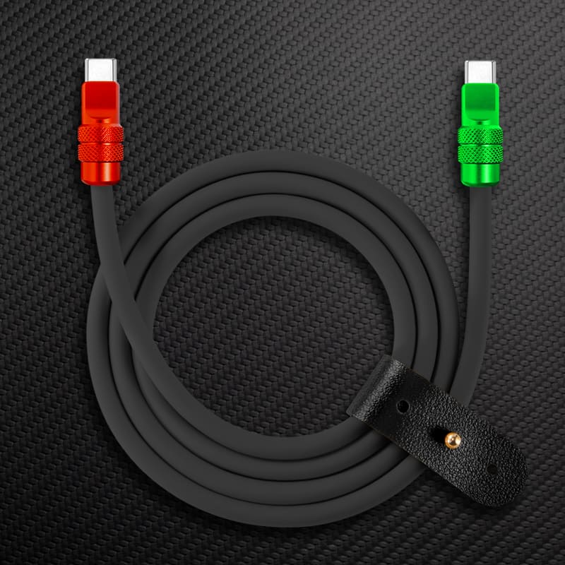 "Anodized Pro" 240W Reflective Shine Charge Cable (C+Lightning) - Image 17