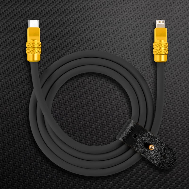 "Anodized Pro" 240W Reflective Shine Charge Cable (C+Lightning) - Image 22