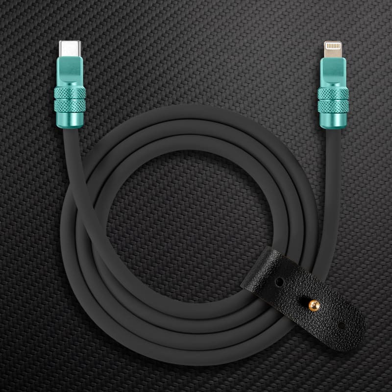 "Anodized Pro" 240W Reflective Shine Charge Cable (C+Lightning) - Image 24