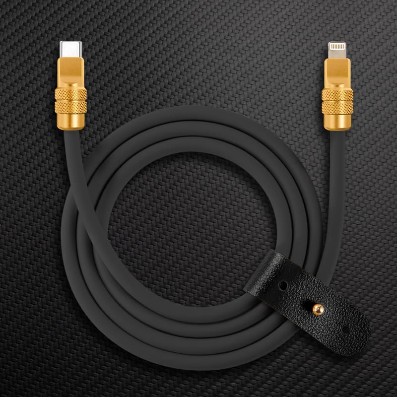 "Anodized Pro" 240W Reflective Shine Charge Cable (C+Lightning) - Image 25
