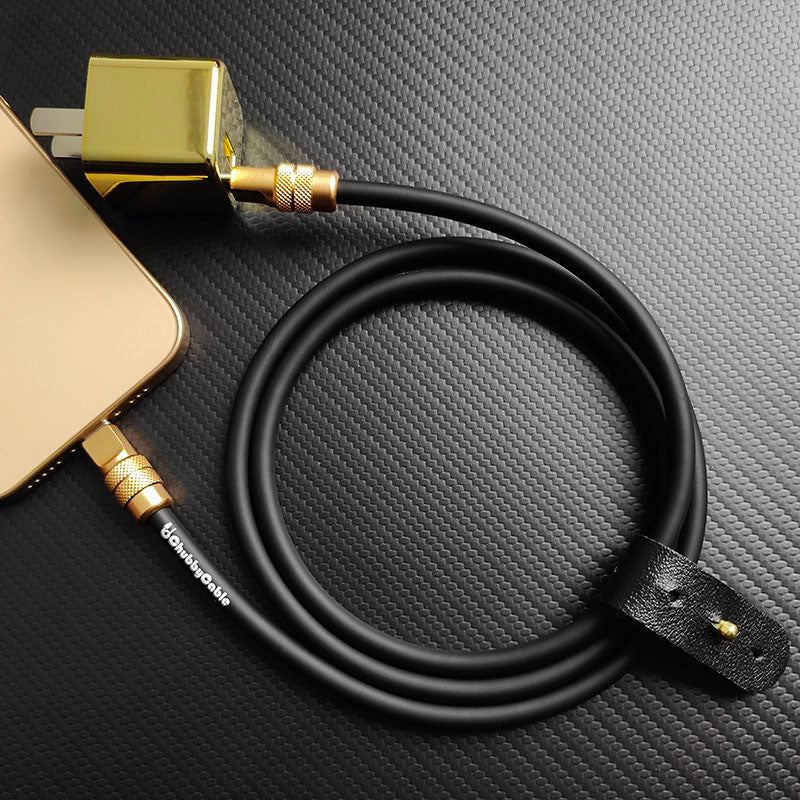 "Anodized Pro" 240W Reflective Shine Charge Cable (C+Lightning) - Image 4