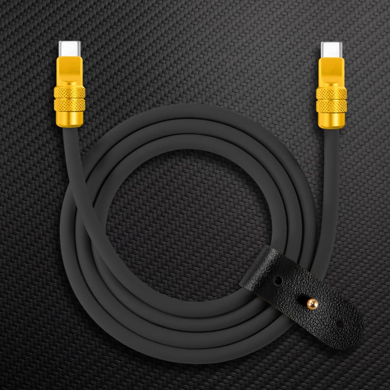 "Anodized Pro" 240W Reflective Shine Charge Cable (C+Lightning) - Image 9