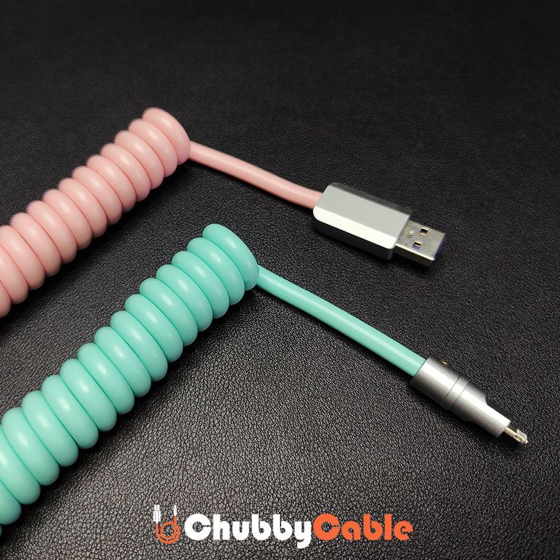 "Curly Chubby" Coiled Silicone Candy Fast Charging Cable - Image 3