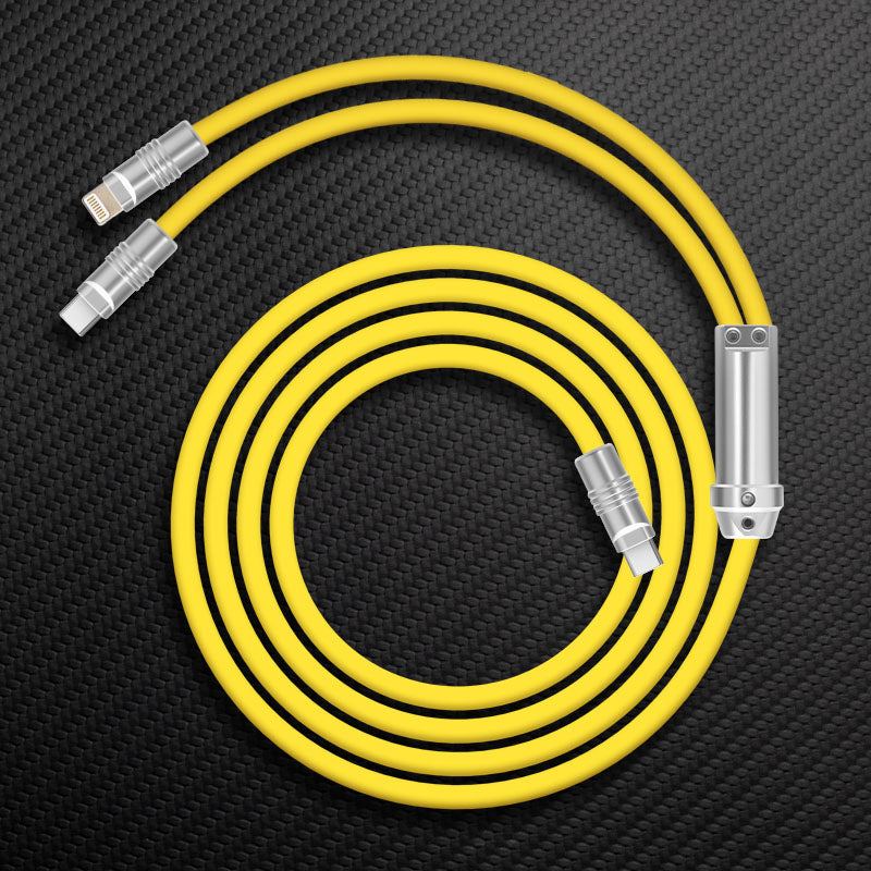 "Chubby" 2 In 1 Fast Charge Cable (C+Lightning) - Image 10