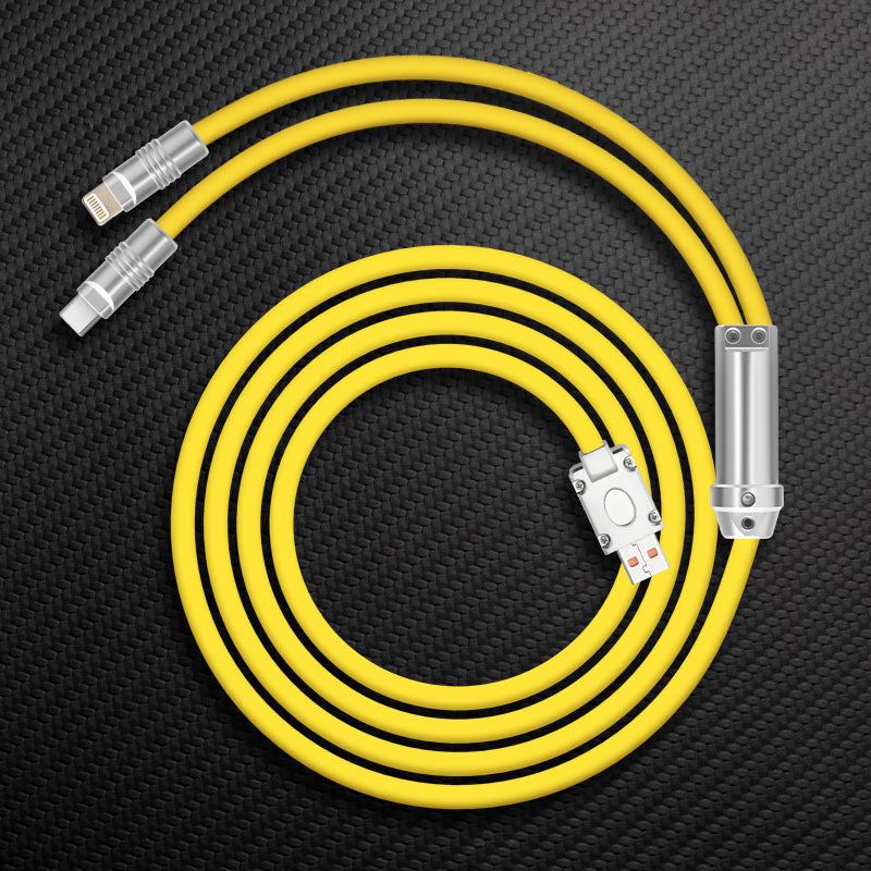 "Chubby" 2 In 1 Fast Charge Cable (C+Lightning) - Image 21