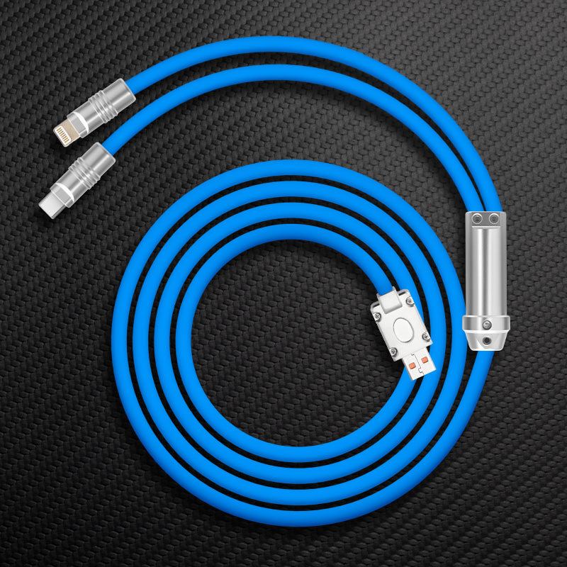 "Chubby" 2 In 1 Fast Charge Cable (C+Lightning) - Image 23