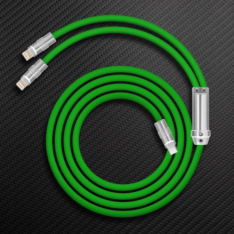 "Chubby" 2 In 1 Fast Charge Cable (Lightning+Lightning) - Image 10
