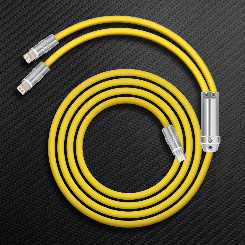 "Chubby" 2 In 1 Fast Charge Cable (Lightning+Lightning) - Image 11