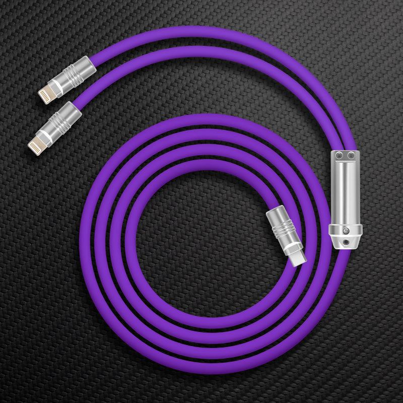"Chubby" 2 In 1 Fast Charge Cable (Lightning+Lightning) - Image 12