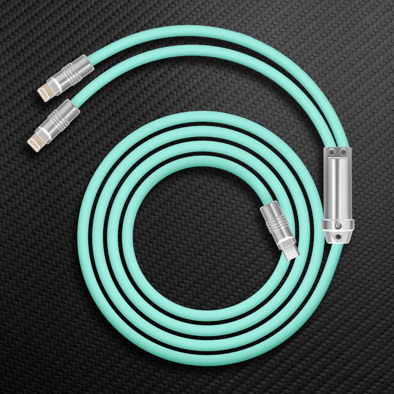 "Chubby" 2 In 1 Fast Charge Cable (Lightning+Lightning) - Image 13