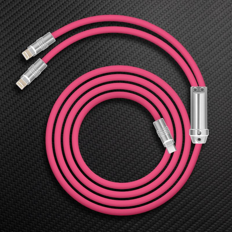 "Chubby" 2 In 1 Fast Charge Cable (Lightning+Lightning) - Image 14
