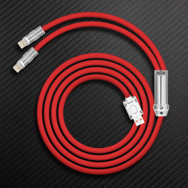 "Chubby" 2 In 1 Fast Charge Cable (Lightning+Lightning) - Image 27