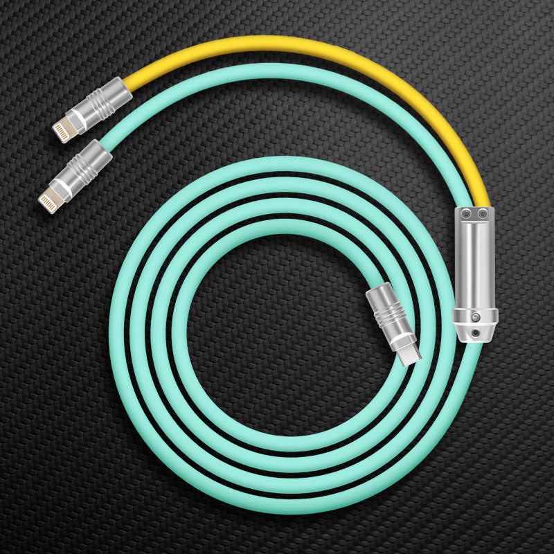 "Chubby" 2 In 1 Fast Charge Cable (Lightning+Lightning) - Image 6