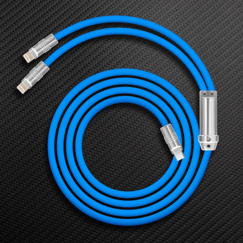 "Chubby" 2 In 1 Fast Charge Cable (Lightning+Lightning) - Image 8