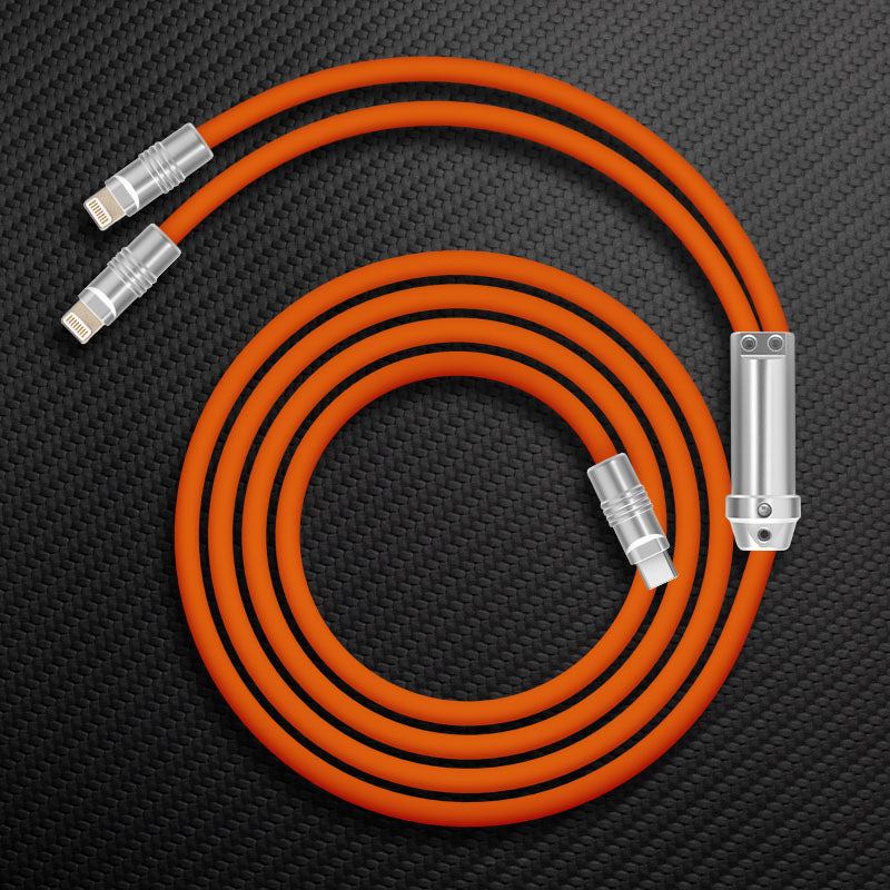 "Chubby" 2 In 1 Fast Charge Cable (Lightning+Lightning) - Image 9
