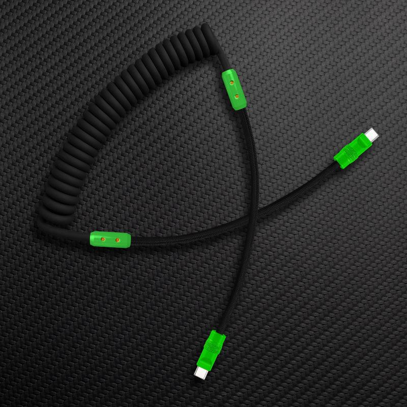 "Curly Chubby" Silicone Braided Fast Charging Cable #317 - Image 18
