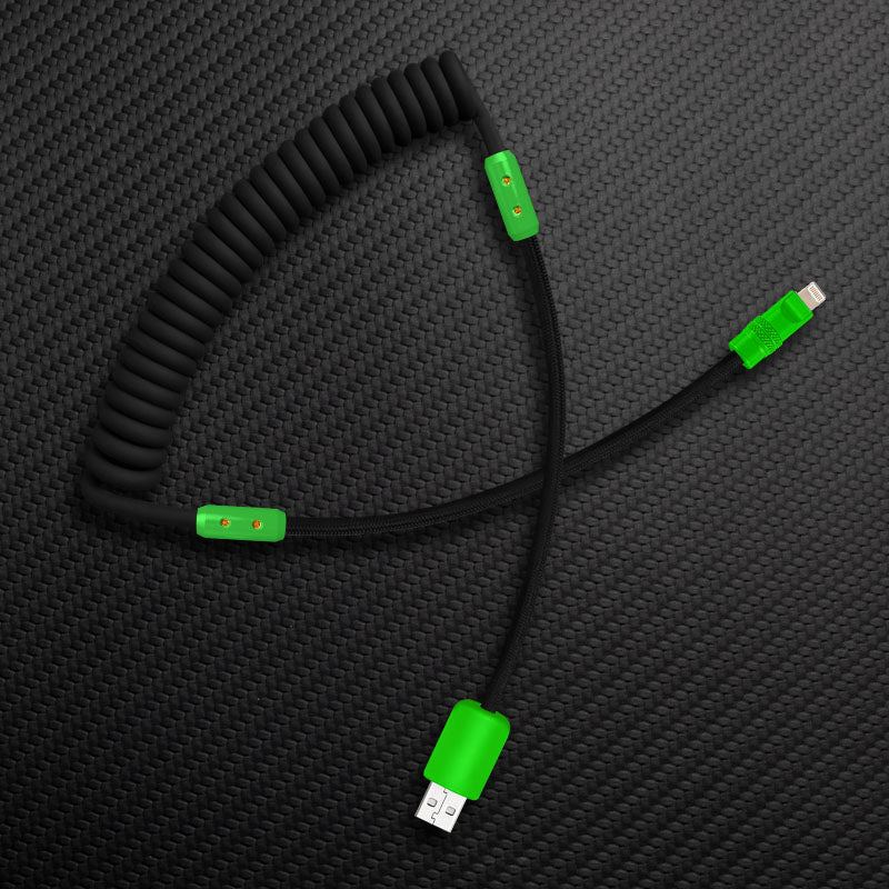 "Curly Chubby" Silicone Braided Fast Charging Cable #317 - Image 19