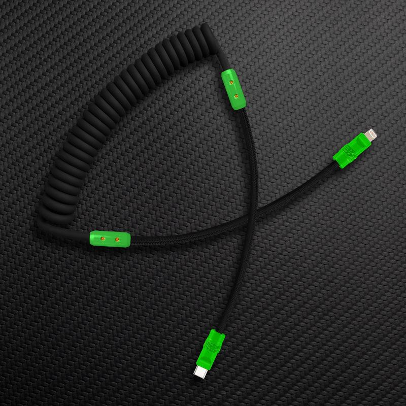 "Curly Chubby" Silicone Braided Fast Charging Cable #317 - Image 20
