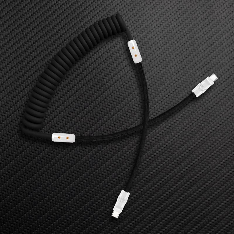 "Curly Chubby" Silicone Braided Fast Charging Cable #317 - Image 22