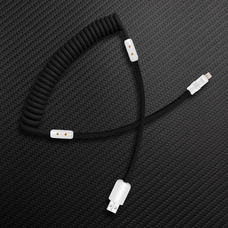 "Curly Chubby" Silicone Braided Fast Charging Cable #317 - Image 23