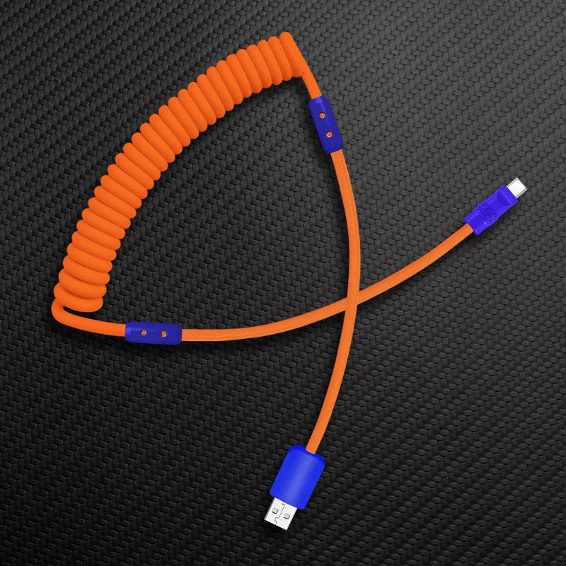 "Curly Chubby" Silicone Braided Fast Charging Cable #317 - Image 30