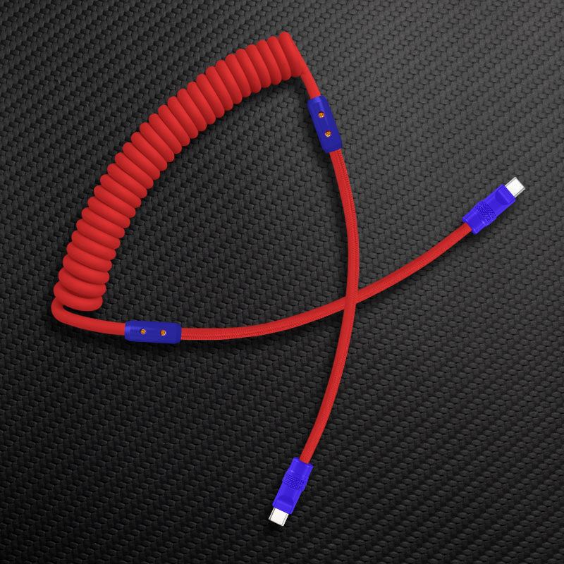 "Curly Chubby" Silicone Braided Fast Charging Cable #317 - Image 51