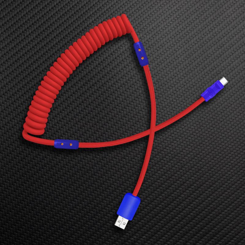 "Curly Chubby" Silicone Braided Fast Charging Cable #317 - Image 54
