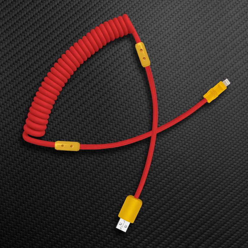 "Curly Chubby" Silicone Braided Fast Charging Cable #317 - Image 88