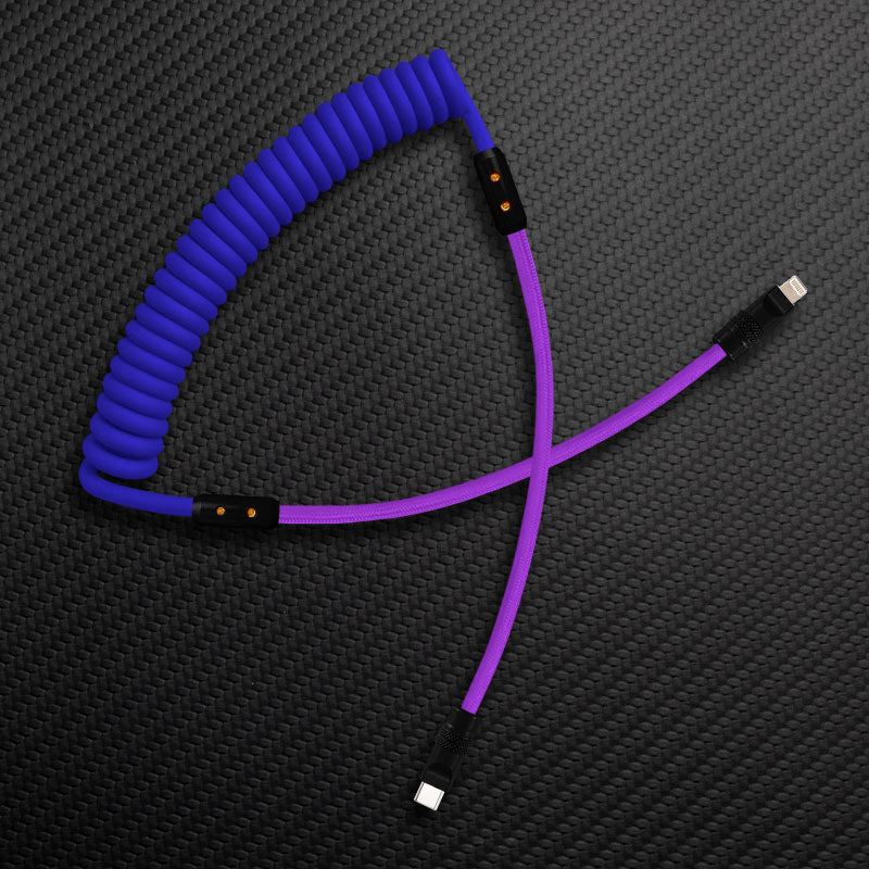 "Chubby Mood" Silicone Braided Fast Charging Cable #528 - Image 17